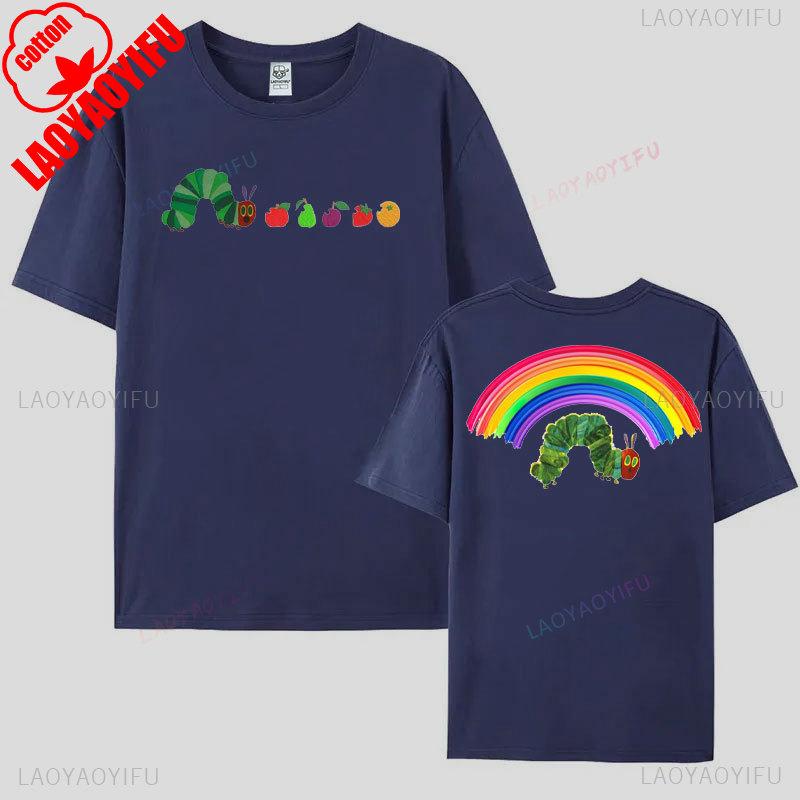 Hungry Caterpillar T-shirt Eat The Rich Graphic T Shirts Very Hungry Caterpillar Shirt Bookish Fan Gift Tees Activist Y2k Tops