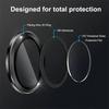 1-3PCS 9H HD Tempered Glass Camera Lens Protector Film Anti-scratch Alloy Metal Lens Ring Cover For Samsung Galaxy Z Flip 7 6 5
