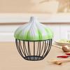 Knoblauch-Aufbewahrungskorb Obst Dekoration Zuhause Snacks Organizer Vielseitig für