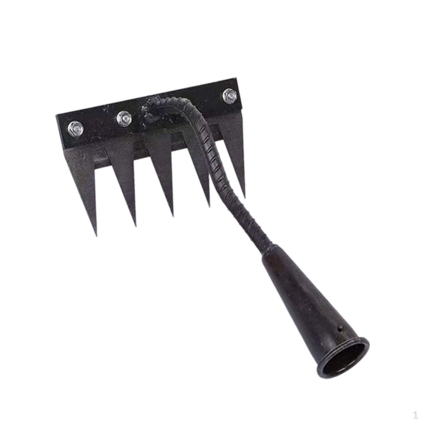 

Garden Hand Rake for Weeding and Soil Loosening in Vegetable Farms 5 teeth