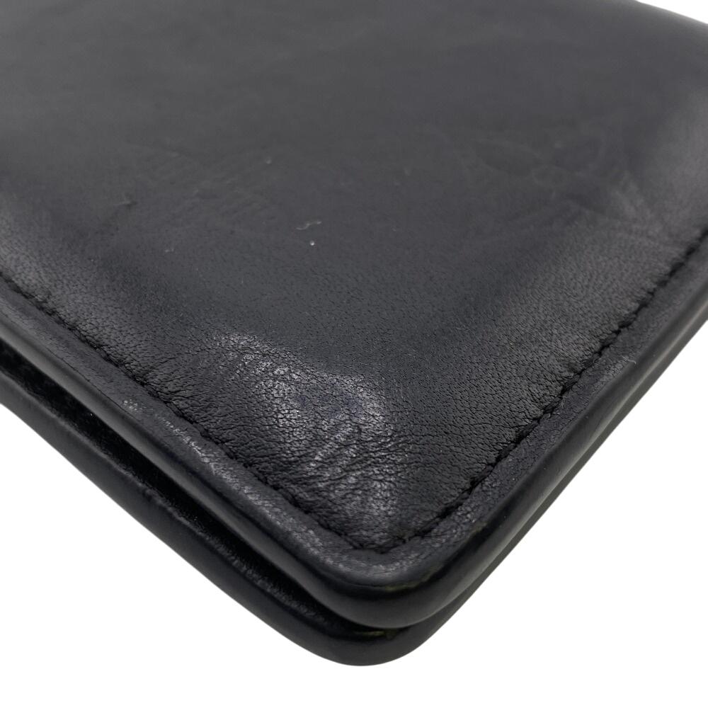 Louis Vuitton M62899 Monogram Shadow Leather Organizer Dupoch Card Case Black Leather Unisex Used