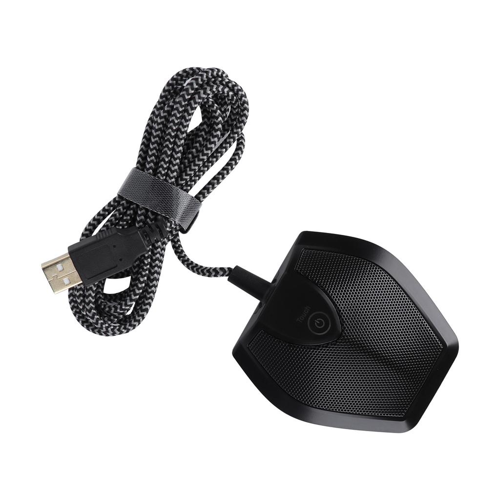 Microphone Touch Button DualCapacitor USB Recording Receiver for Video Teaching Conference Room