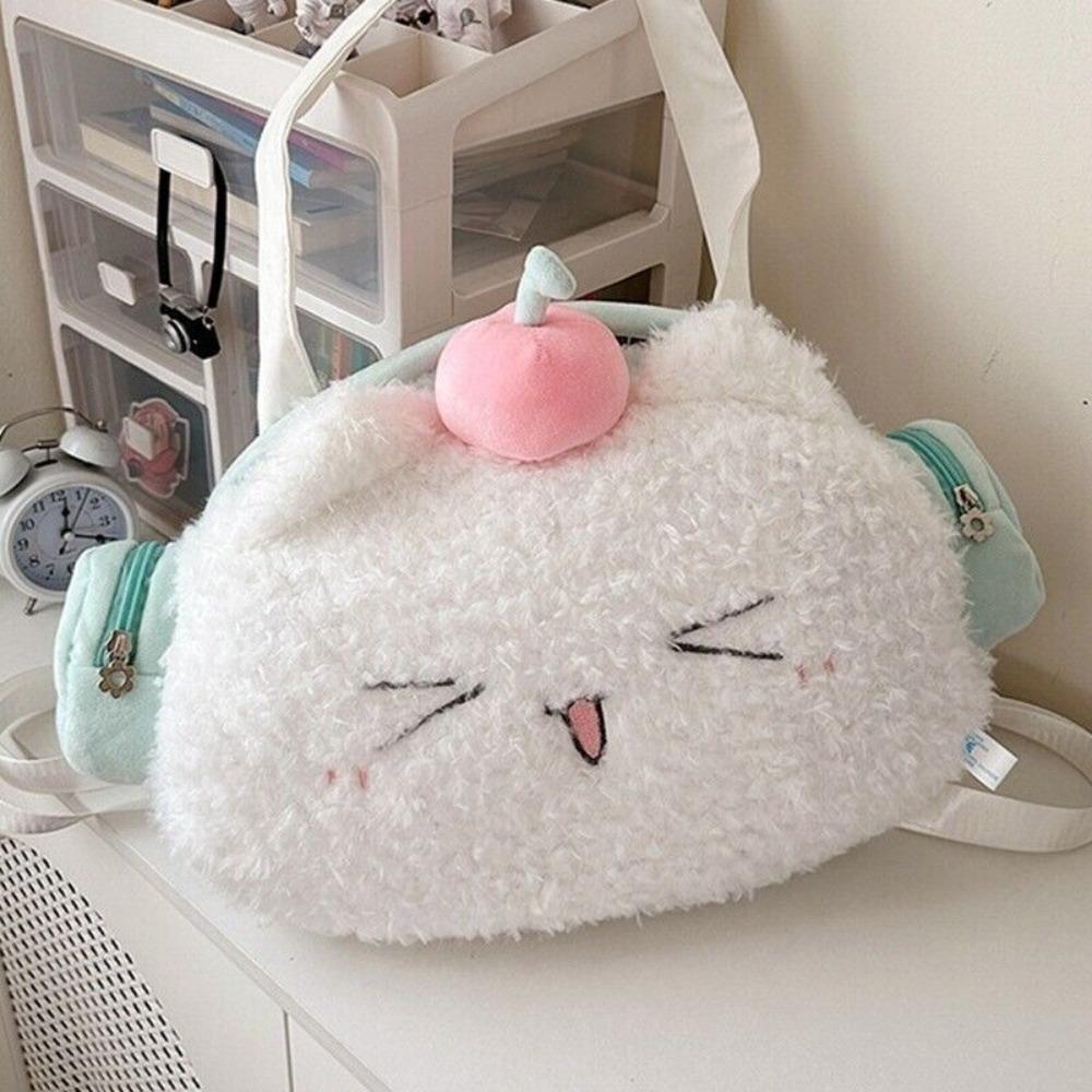 Large Capacity Anime Shoulder Bag Trendy Shoulder Bag Fashion Plush Doll Crossbody Ba  Students