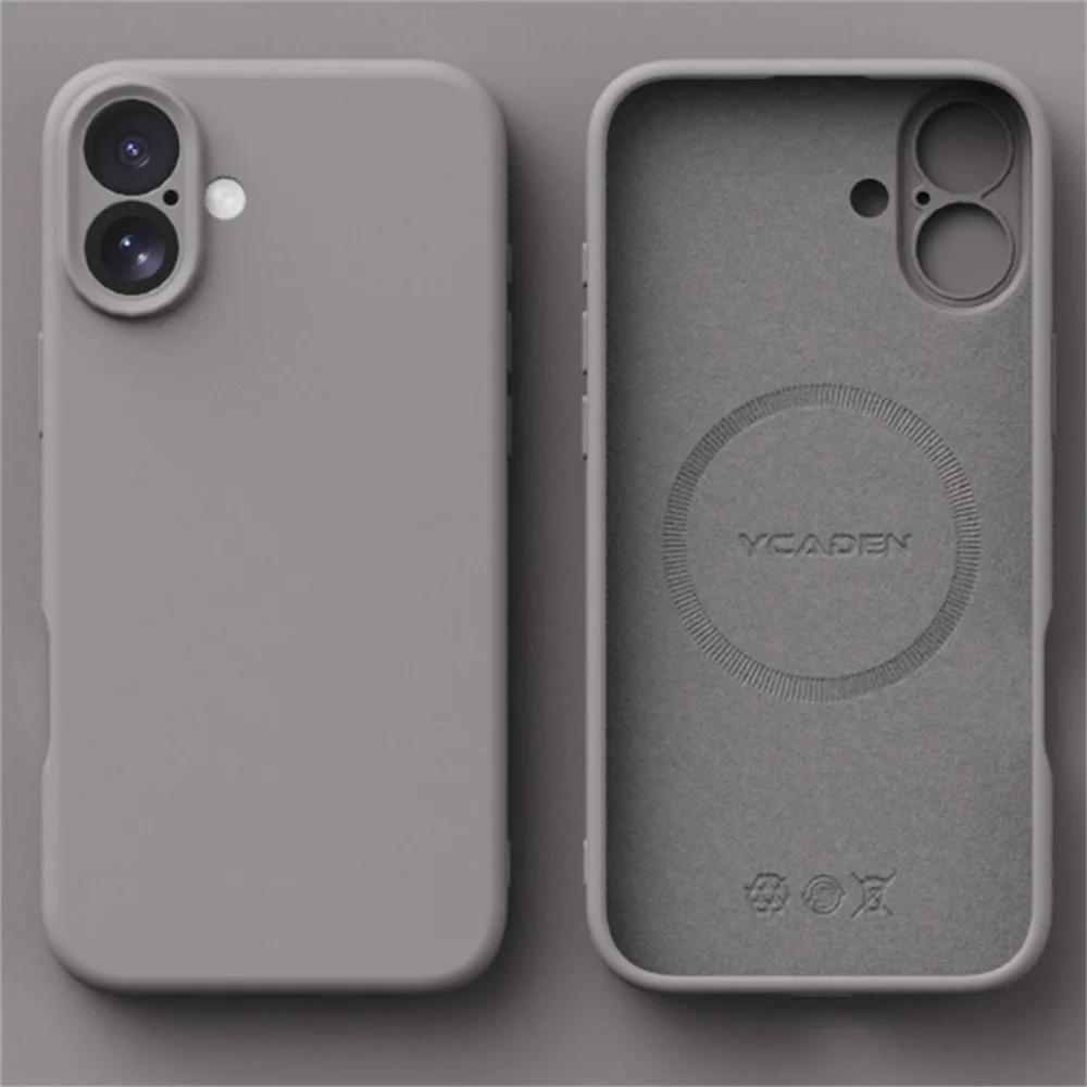 NEW Luxury Magsafe Wireless Charge Matte Cover For iPhone 16E 16 Plus 15 14 13 12 Pro Max 11 Camera Protection Back Cover