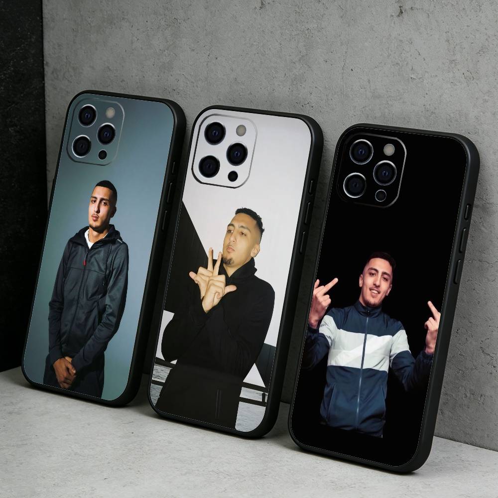 M-MoradS M-MDLRs Mode Street Phone Case For iPhone17,16,15,14,13,12 Plus,Max Soft Silicone Black Cover