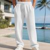 Men's Casual Straight Leg Sweatpants Simple Heavyweight Loose American Hip Hop Autumn Winter