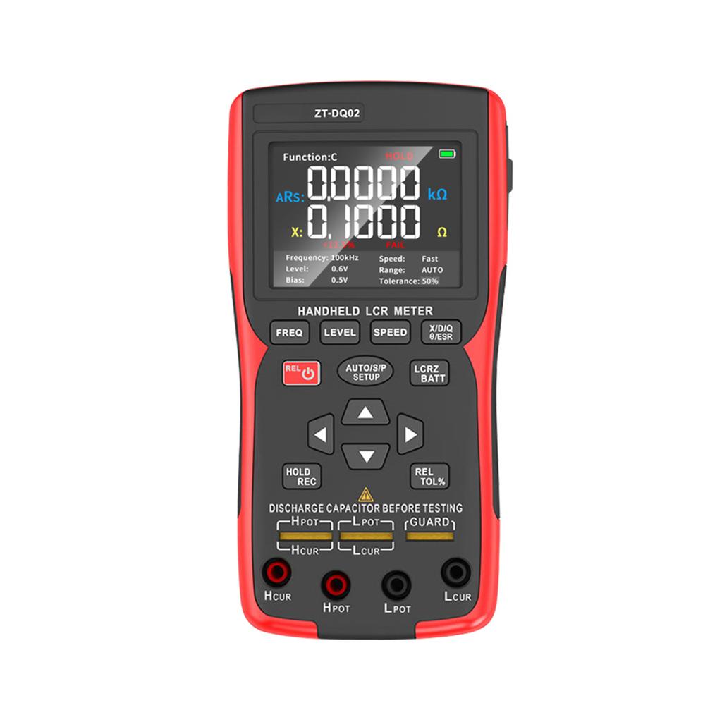 LCR Meter Internal Resistor Tester 2IN1 Digital Inductance Capacitance Testers for Battery Checks Automatic Recognition