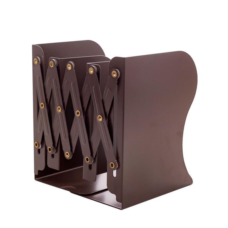 4-farbiger teleskopischer Buchständer, faltbares Bücherregal, skalierbarer Metall-Buchständer, Schreibtisch-Buchorganisation, Schülerbedarf