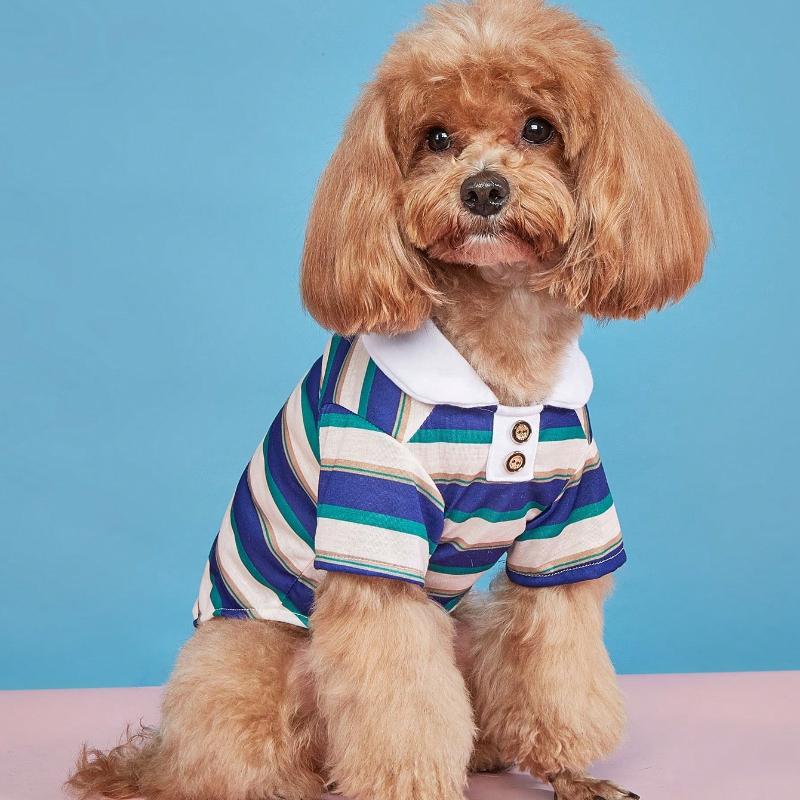 

1pc New Pet Clothes, Ins Style Dog Polo Shirt, Cat Apparel XS
