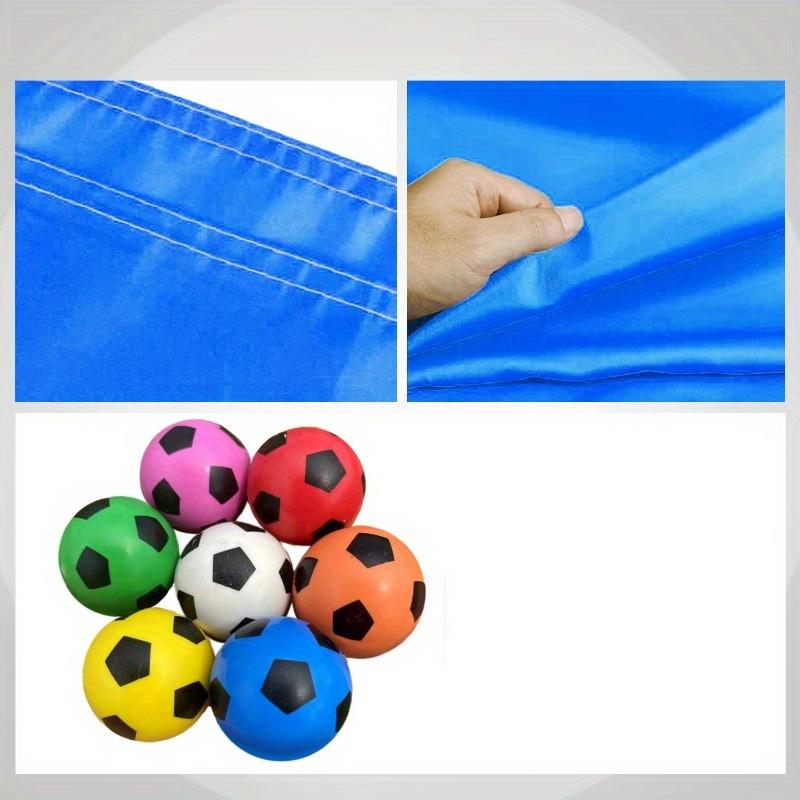 A Team Activity with 1pc Blue Cave Cloth Throwing Balls, Suitable for Work, Leisure, and Family Matches, Equipped with 6 Balls.
