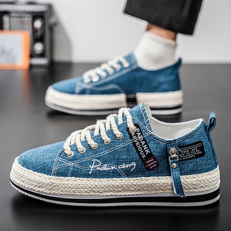 Heiße Trendige Segeltuchschuhe Herren Marke Flache Schuhe Mokassins Atmungsaktive Lässige Laufschuhe Für Herren Leichte Studenten Skateboard Schuhe