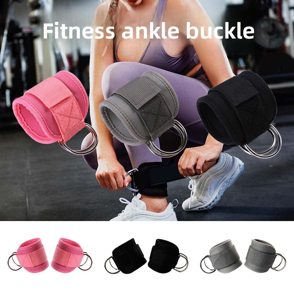 Glutes Exercises Ankle Wrist Cuffs for Cable Machine Ideal Fitness Ankle Covers  Sports