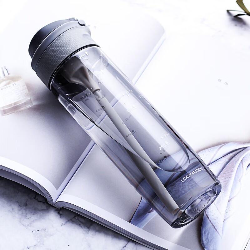 LocknLock Large Capacity Sports Water Bottle with Straw