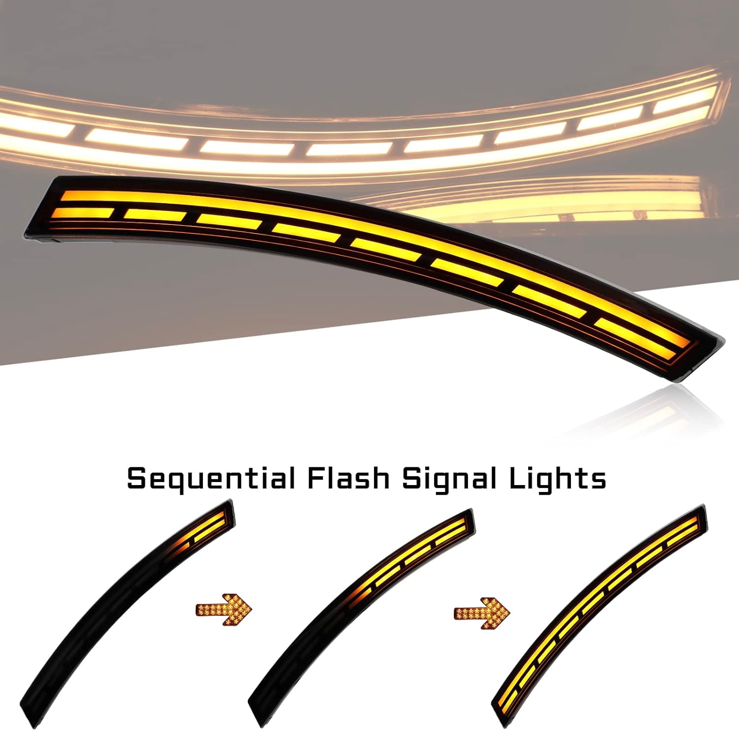 

Smoked Lens LED Side Marker Light for 2025-2025 Honda CR-V DRL Turn Signal United States