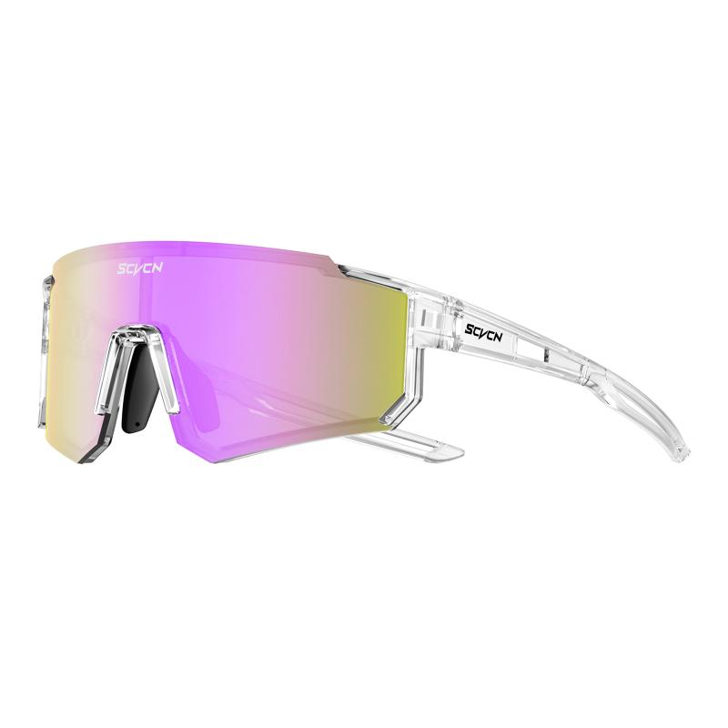 SCVCN Women Sports Sunglasses Pink Fashion Cycling Glassesfor Men Street Shades Driving UV400 Bike Bicycle Hiking Golf Baseball