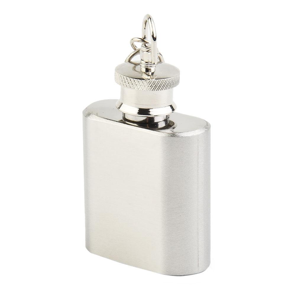 Unbreakable Stainless Steel Flask Pocket Wine Bottle with Leak Proof Cap