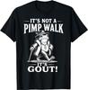 It's Not A Cool Walk It's Gout Funny Frog Dad Grandpa Humor Unisex Adult Tee