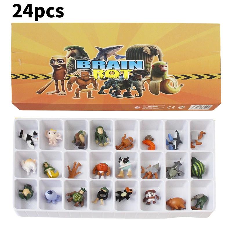 Italian Brainrot Al Tung Tung Sahur Holiday Advent Calendar Blind Box Kids For