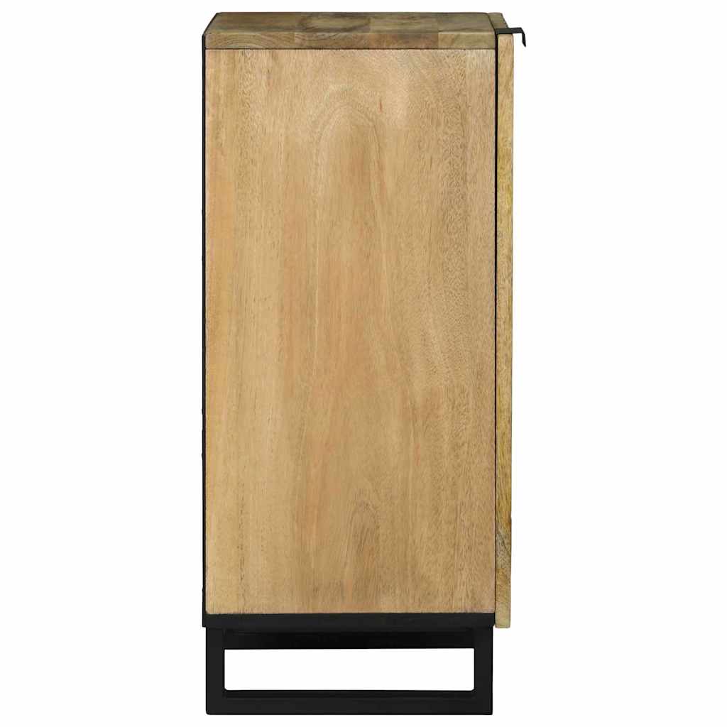 vidaXL Sideboard Natur 40 X 33 X 75 Cm Massives Mangoholz