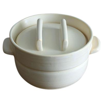 Kamoshika Tool Shop Rice Pot 2 Cups White
