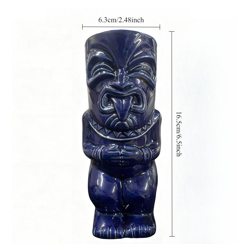 Party Creative Tiki Bar Mug Tiki Mugs Ceramic Hawaiian Cocktails Drinking Bar Decorations Premium Tropical Cup Drinks for Exotic