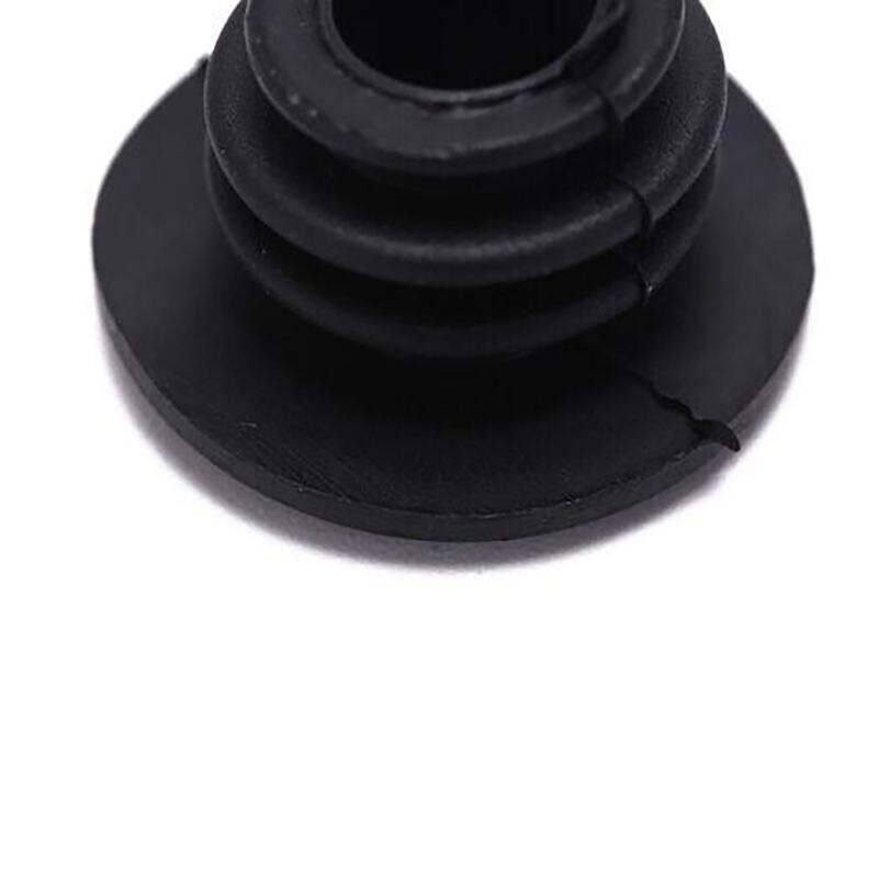 6pcs Bike Black Mini Rubber Grip Handlebar Bar End Plugs Stoppers Caps