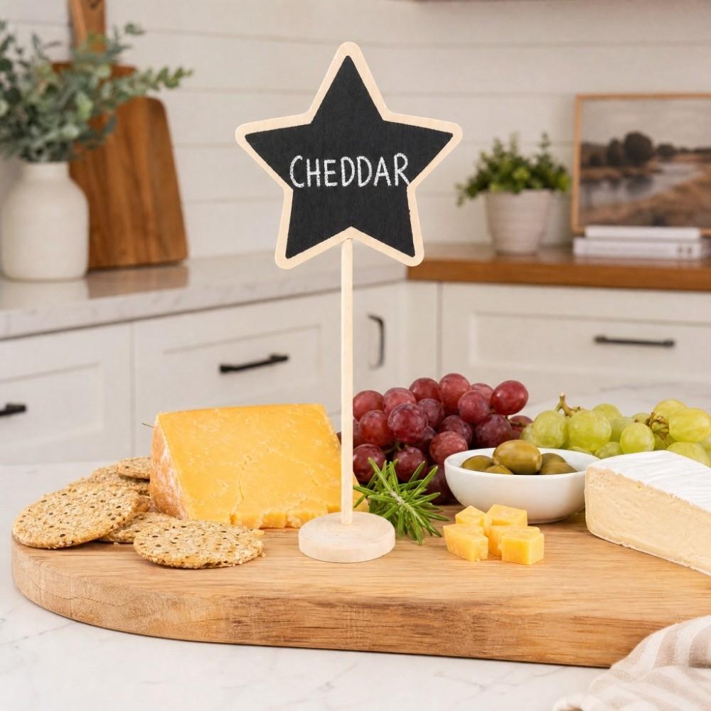 10PCS Portable Plant Label Easy To Clean Message Board Garden Label  Wedding Table Decoration