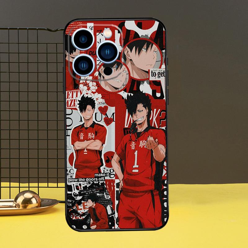 

Kuroo Testurou аниме Haikyuu чехол для телефона iPhone 12 13 Mini 11 14 Pro Max X XS XR Max 7 8 Plus SE мягкий чехол Fundas iPhone 6 6s