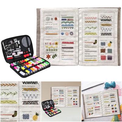Embroidery Sewing Book A Comprehensive Guide To Sewing and Embroidery Creative Embroidery Stitches Book for Beginners Adult