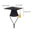 Maturitní párty čepice pro kočky Párty kostým pro psy Klobouk Nastavitelný Pozovatelný mazlíček Maturitní bakalářský klobouk Čepice pro hraní rolí