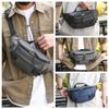 Multi-function Running Waist Bags Solid Color Fanny Phone Pack Simple Men Chest Bag  Running