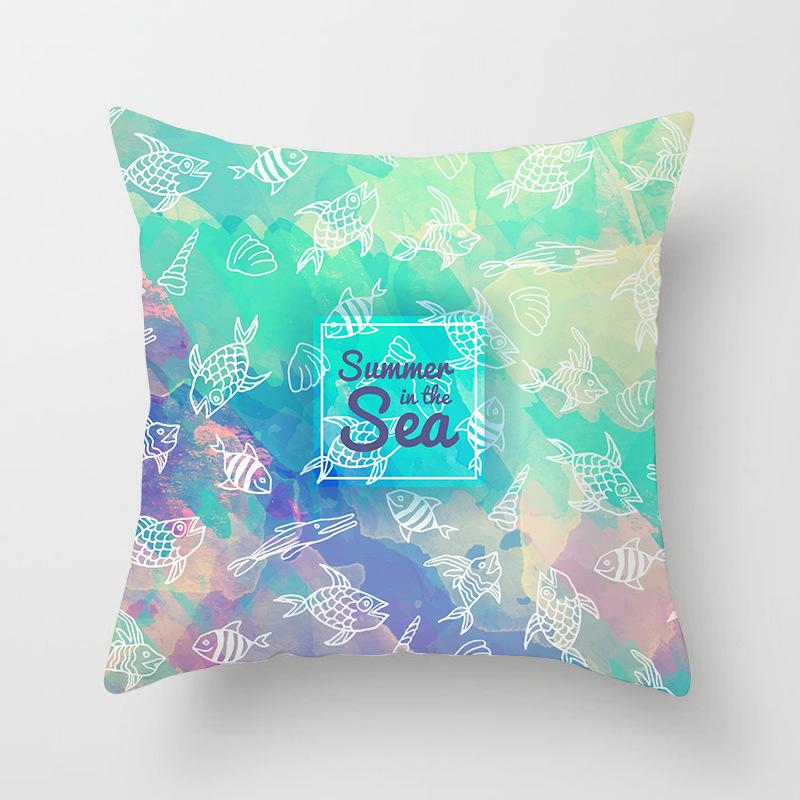 Car Cushion Cover Geometric Gold Print Sofa Square Pillow Cover Cushion Cover Home Furnishings