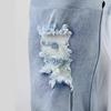 Fashionable Washed Jeans For Men Intentional Holes Cross-border Trade Direct Supplier One Piece Agency Shipment