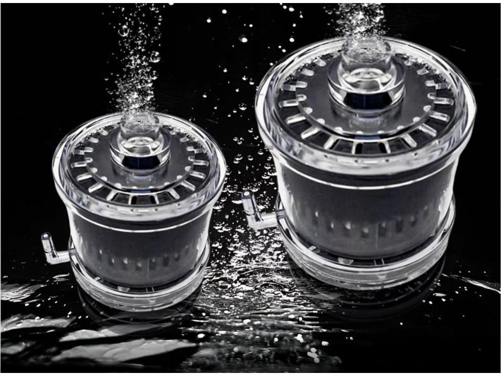 Water Sprite Fish Tank Biochemical Filter with Reverse Air Lift Oxygenation