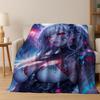 Dark Gothic Sexy Beauty Flannel Blanket Soft Warm Blanket Throw Blanket for Bedroom Living Room Bed Travel Camping Picnic Gift