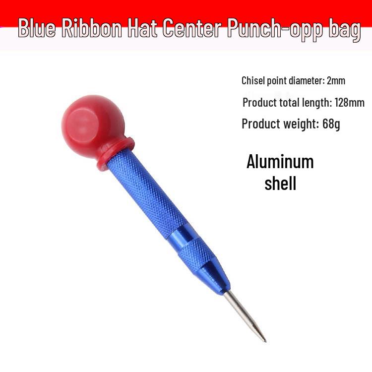 Automatic Center Punch & Emergency Window Breaker with High Hardness Metal Drill Bit