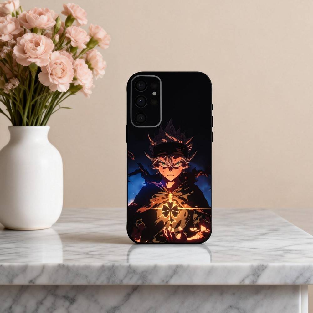 

Anime Cool A-Asta B-Black C-Clover Phone Case For Samsung S25,24,23,22,30,21,10,9,Ultra,Plus,Lite,FE,4,5 G Soft Black Case Samsung S235G