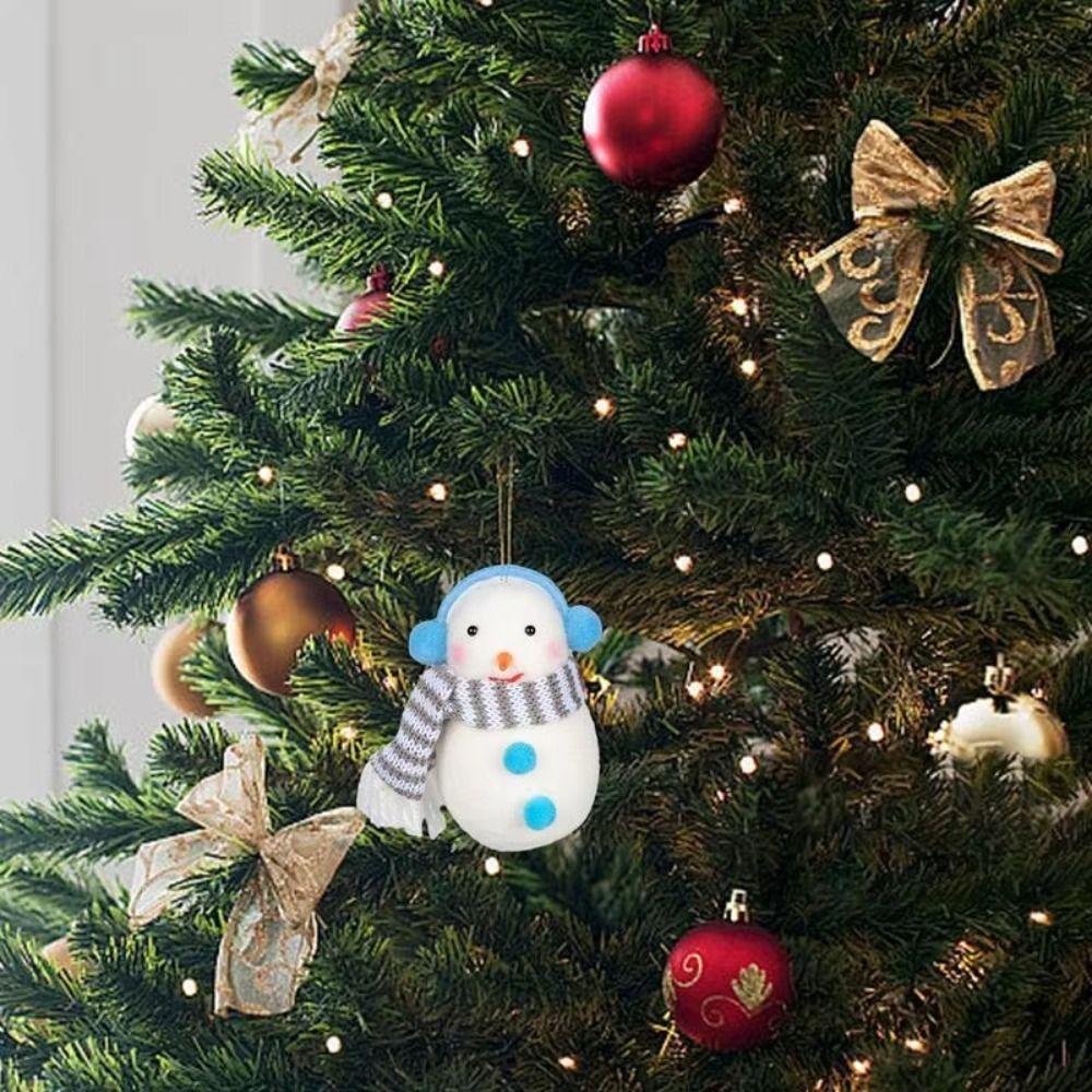 Handmade Snowman Hanging Ornaments Felt Fabric Snowman Snowman Christmas Decoration  New Year Gifts