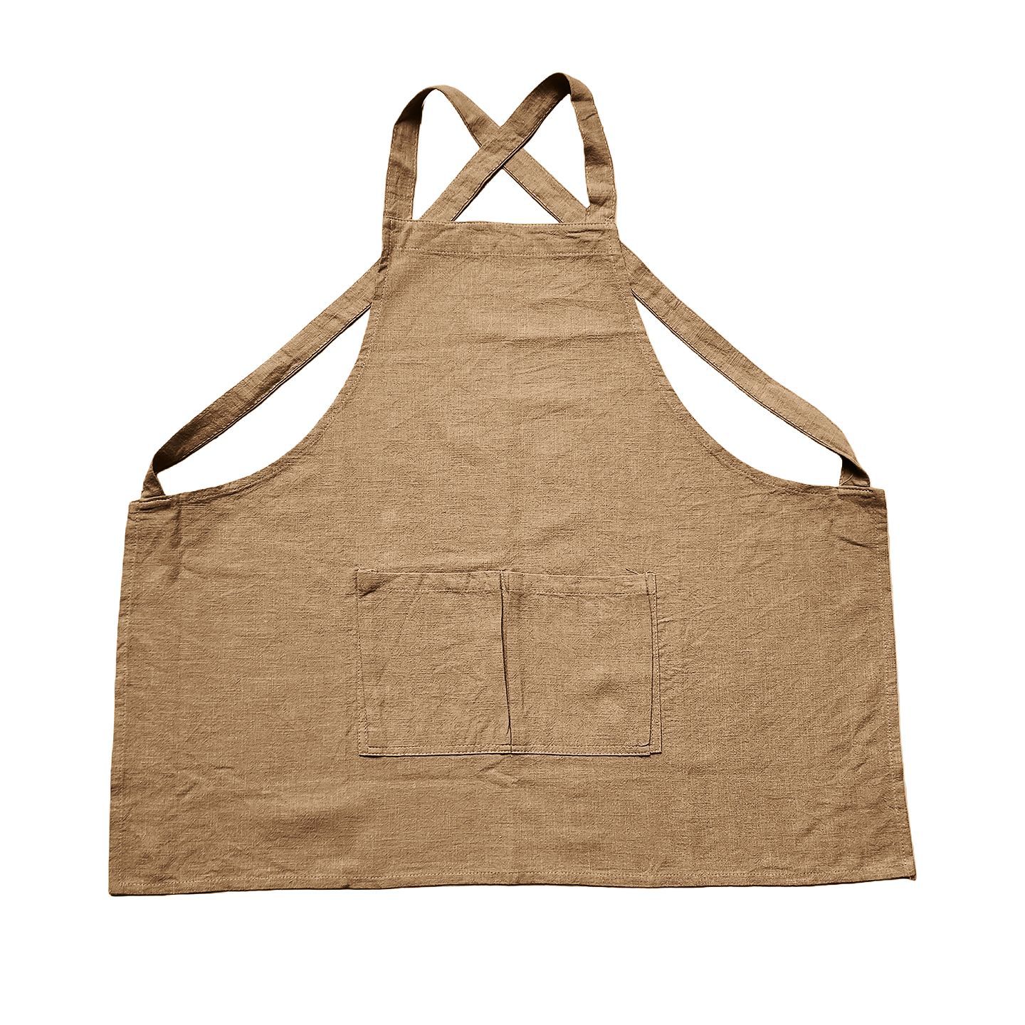 

Japanese minimalist gardening men and women linen apron retro home kitchen cooking home bib