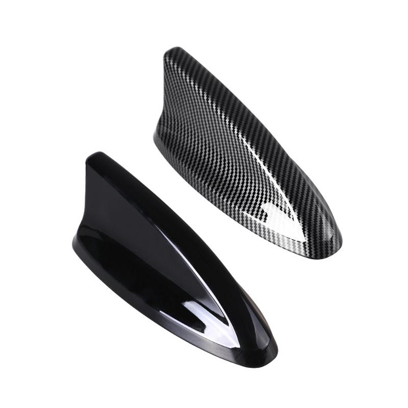 Universal Carbon Fiber Antenna Shark Fin Cover Sticker Trim Roof Aerial Antenna Signal For Honda Civic 11th 2025 Auto Accessorie