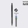 Professional Metal Mechanical Pencil, 0.5/0.7mm, Low Center Gravity, Weighted Feel, Continuous Lead Feed for Drawing & Painting.