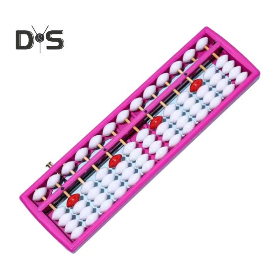 

Многофункциональный калькулятор Abacus, легко носить с собой, прочная обучающая красочная игрушка розовый