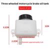 Brake Fluid Reservoir Shatterproof Safety Material for Truck Electric Tricycle Clutch Brake Fluid Storage Container