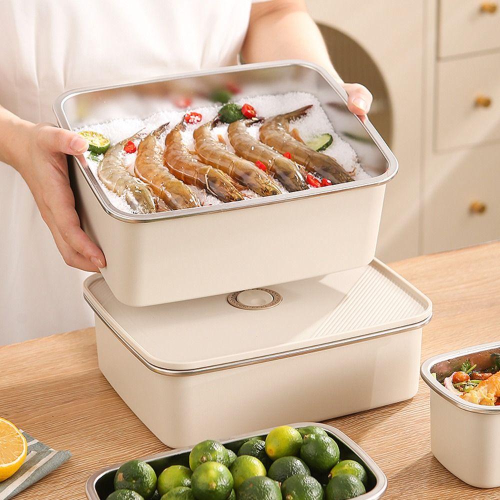 Leak-Proof Fresh-keeping Box Japanese-style Food Container Lunch Box Food Storage Box Seafood