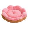 Winter Pet Bed Flower Shaped Plush Dog Bed with Anti-slip Bottom