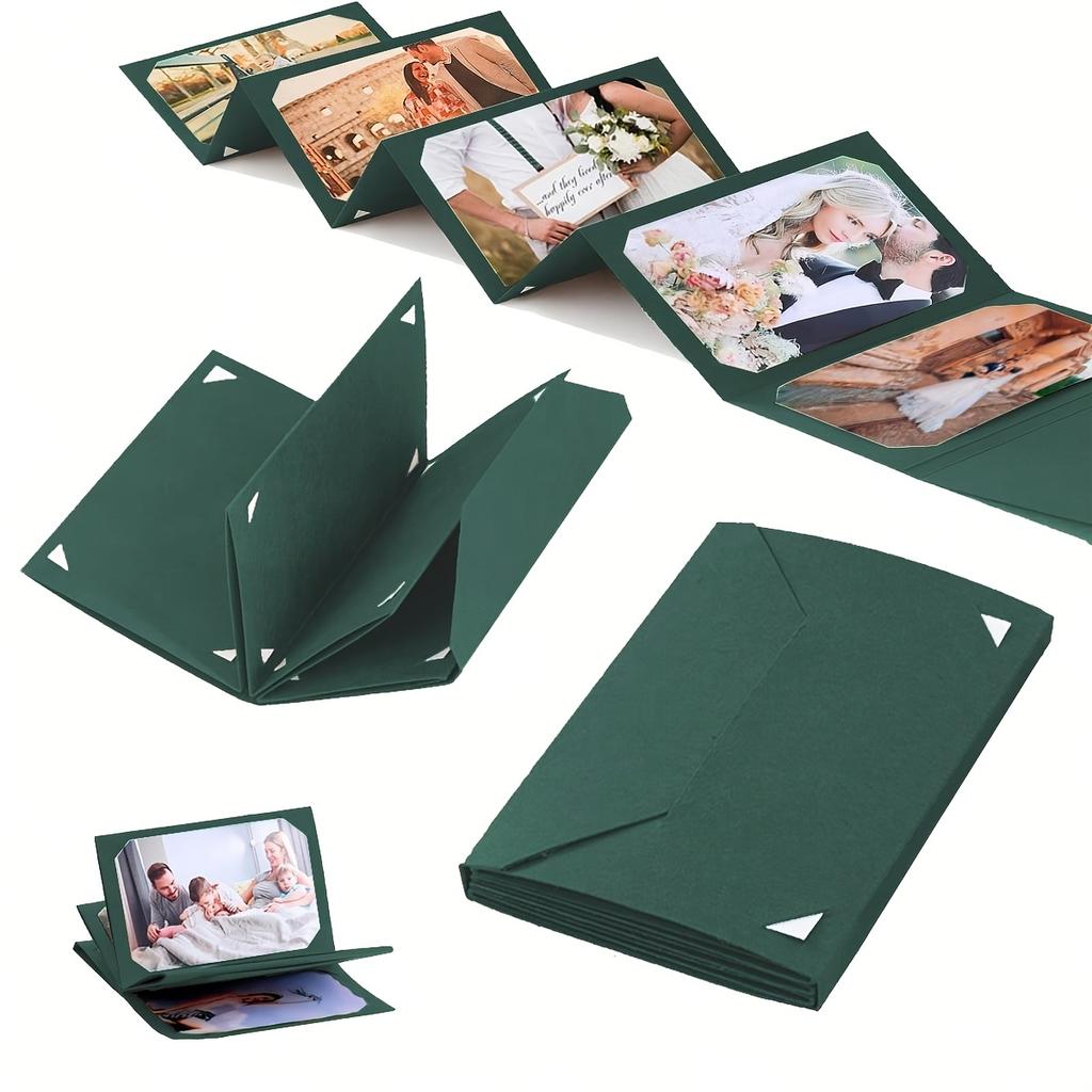 6-Inch Photo Postcard Sleeve (1 Pc) - DIY Accordion Folding Album for Storage
