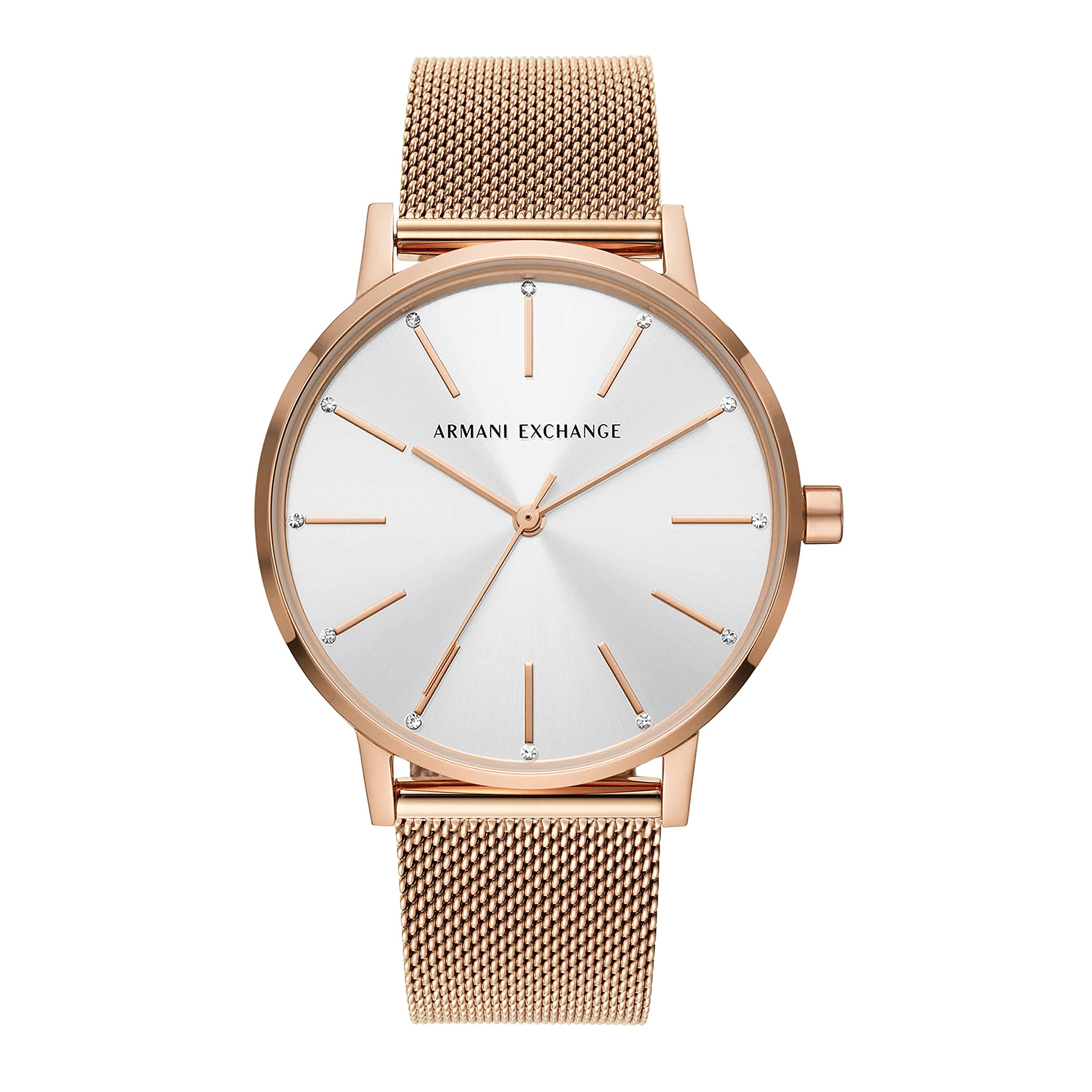 

Armani Exchange AX5573 Pink Gold AX Women s Watch,