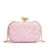 Borsa a mano intrecciata versatile da donna 2025: Elegante Pochette e Borsa a Tracolla con Catena per Banchetti, Serate e Altro