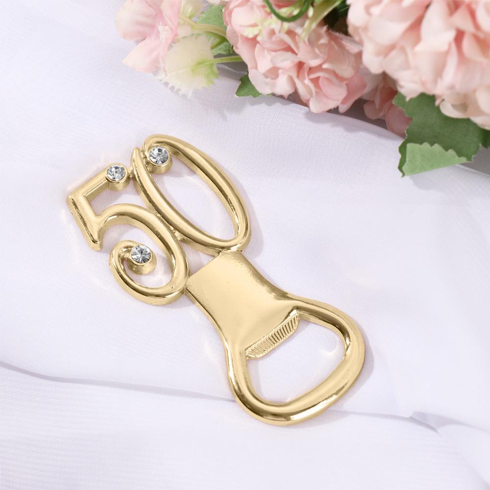 Guest Return Gifts Party Supplies Number shape Age Birthday Bottle Openers Beer Opener Bar Tool