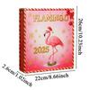 2025 Christmas Advent Calendar gift 2D Flat Acrylic Flamingo Ornaments Christmas tree decorations Holiday Countdown Calendar